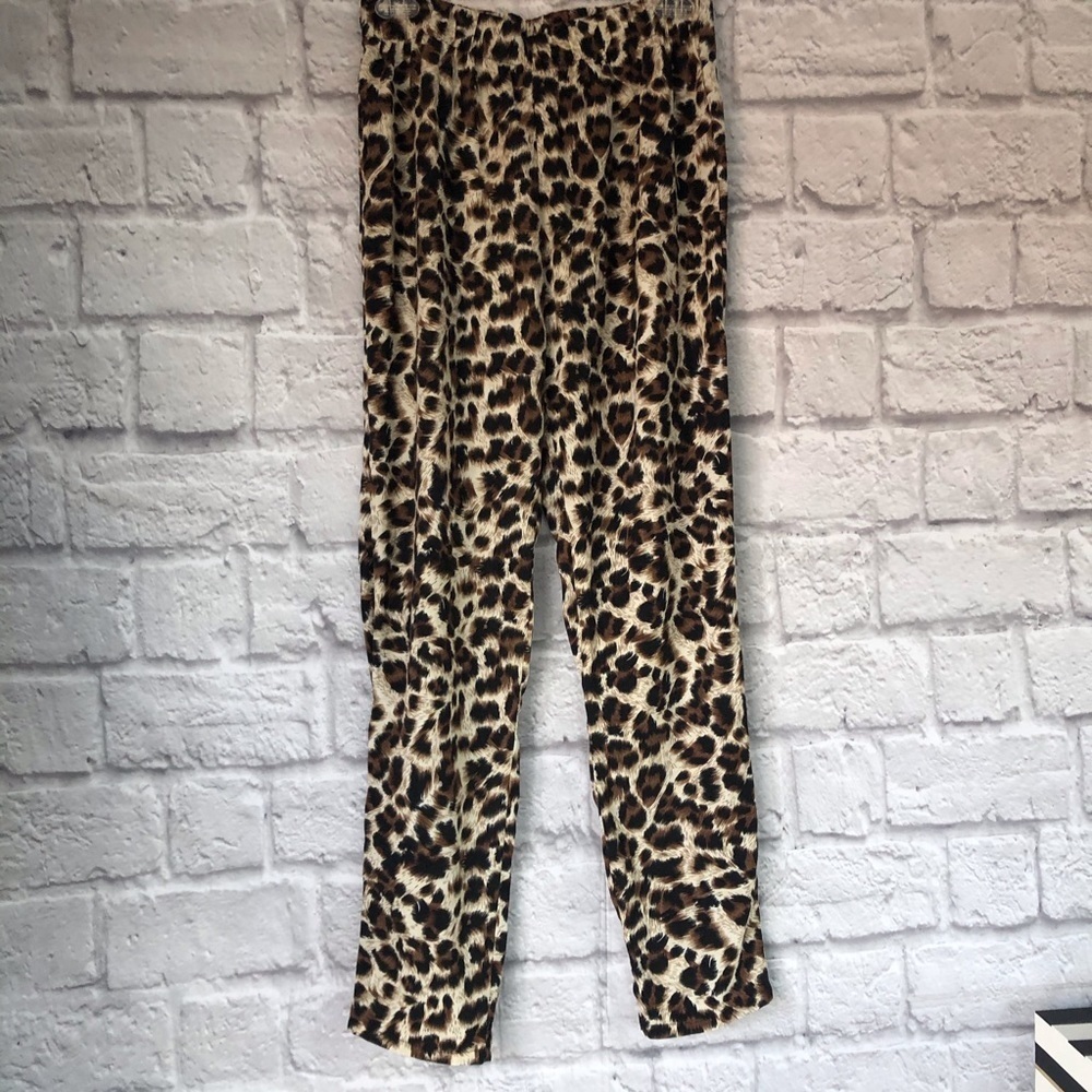 Cheetah print pants nwot